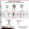 Service Caster 4 Inch Semi Steel Swivel 3/8 Inch Threaded Stem Caster Set with Brake SCC SCC-TS20S414-SSS-TLB-381615-4 - alternate 4